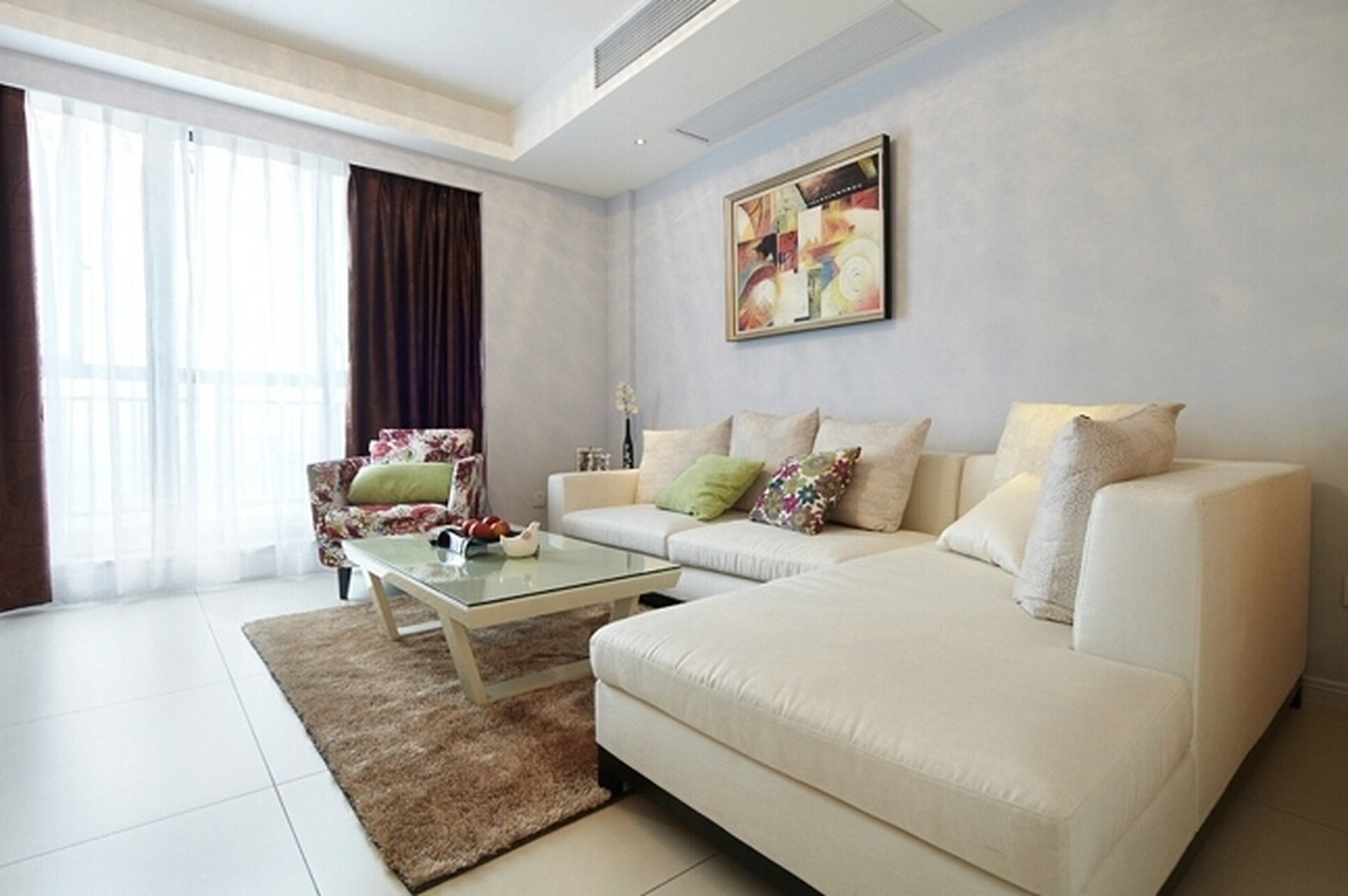 欧式风格二室二厅装修设计效果图